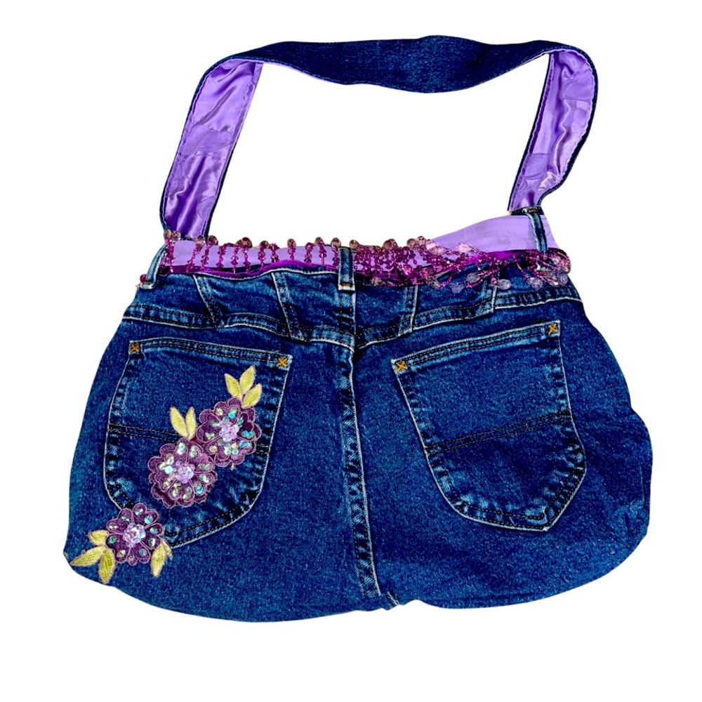 Vintage DENIM purse by Riders Jeans : BOHO Chic: 90’s Fashion: EUC
